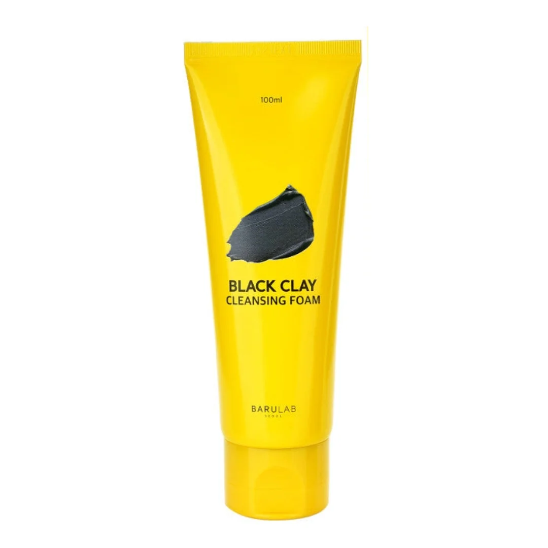 Barulab Spuma de curatare pentru fata cu Argila Neagra 100 ml