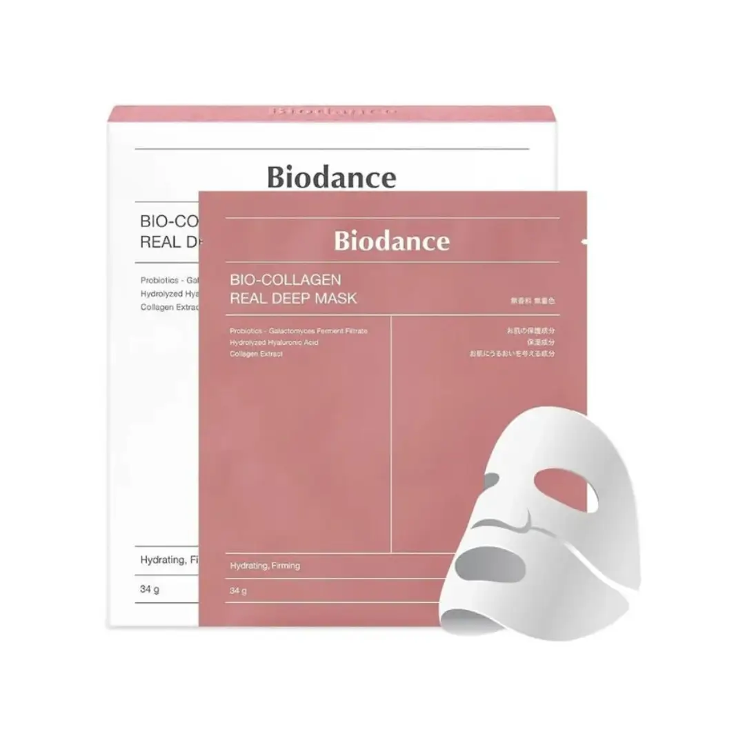 Biodance Masti hidrogel cu colagen si acid hialuronic pentru hidratare profunda, fermitate si efect anti-aging 4 buc x 34 g