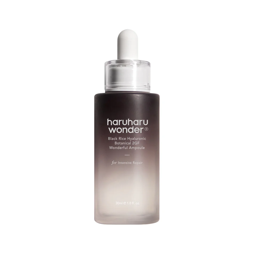 Haruharu Wonder Ser de fata intens hidratant cu Acid Hialuronic si extract de Orez Negru 30 ml